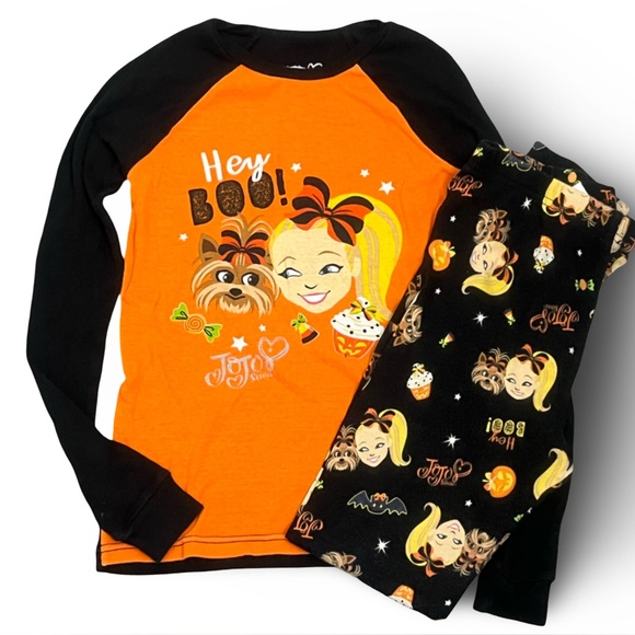 Buy 1 Get 1 FREE! Girls JoJo Siwa Halloween Pajama Set Size 10 Nickelodeon - Picture 1 of 4